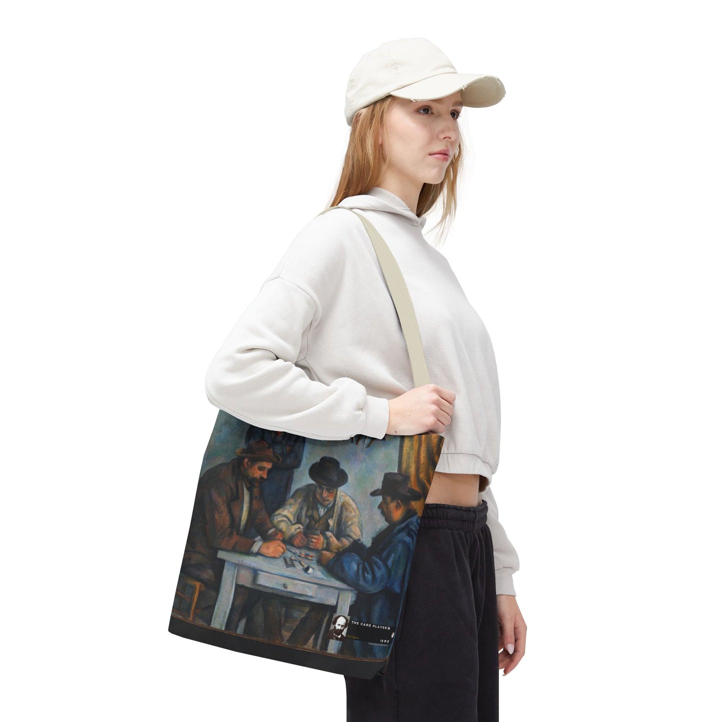 Cézanne, Paul - The Card Players (1892) - Tote Bag