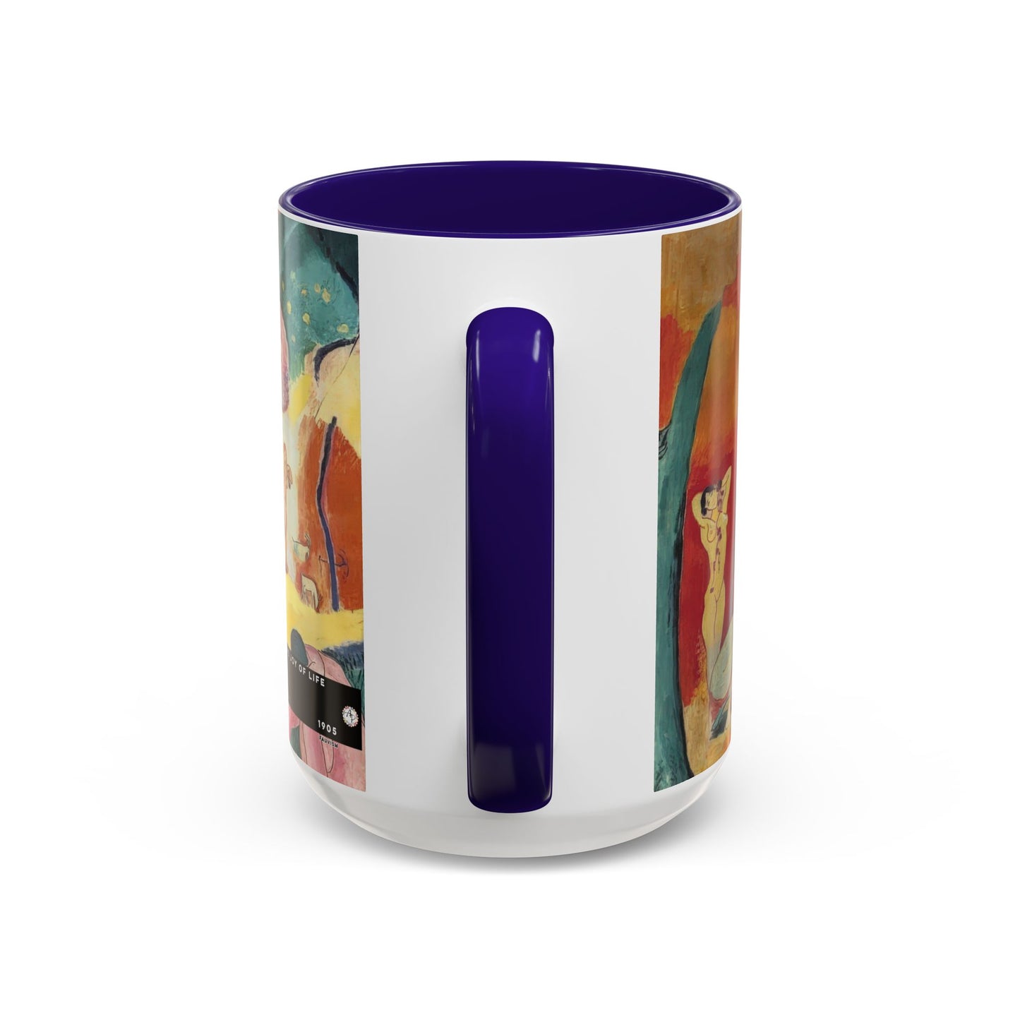 Matisse, Henri - The Joy of Life (1905) - Colorful Accent Mugs