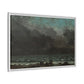 Courbet, Gustave - The Sea (1865) - Matte Canvas, Framed