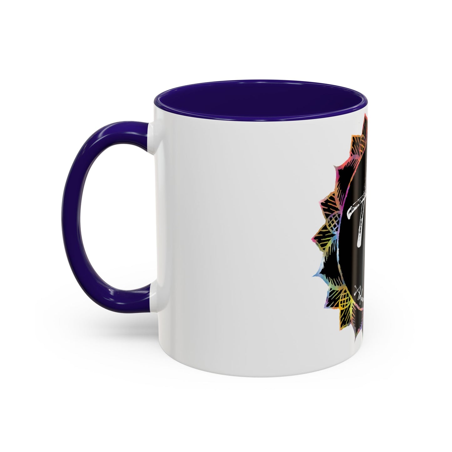 AdamPacio.com - Black Logo - Colorful Accent Mugs