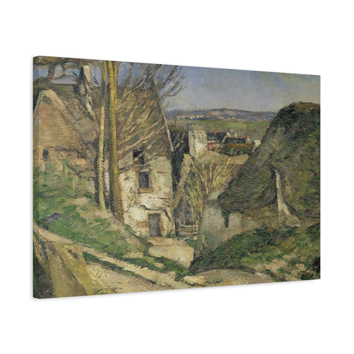 Cézanne, Paul - The House of the Hanged Man (1874) - Canvas Block, unframed