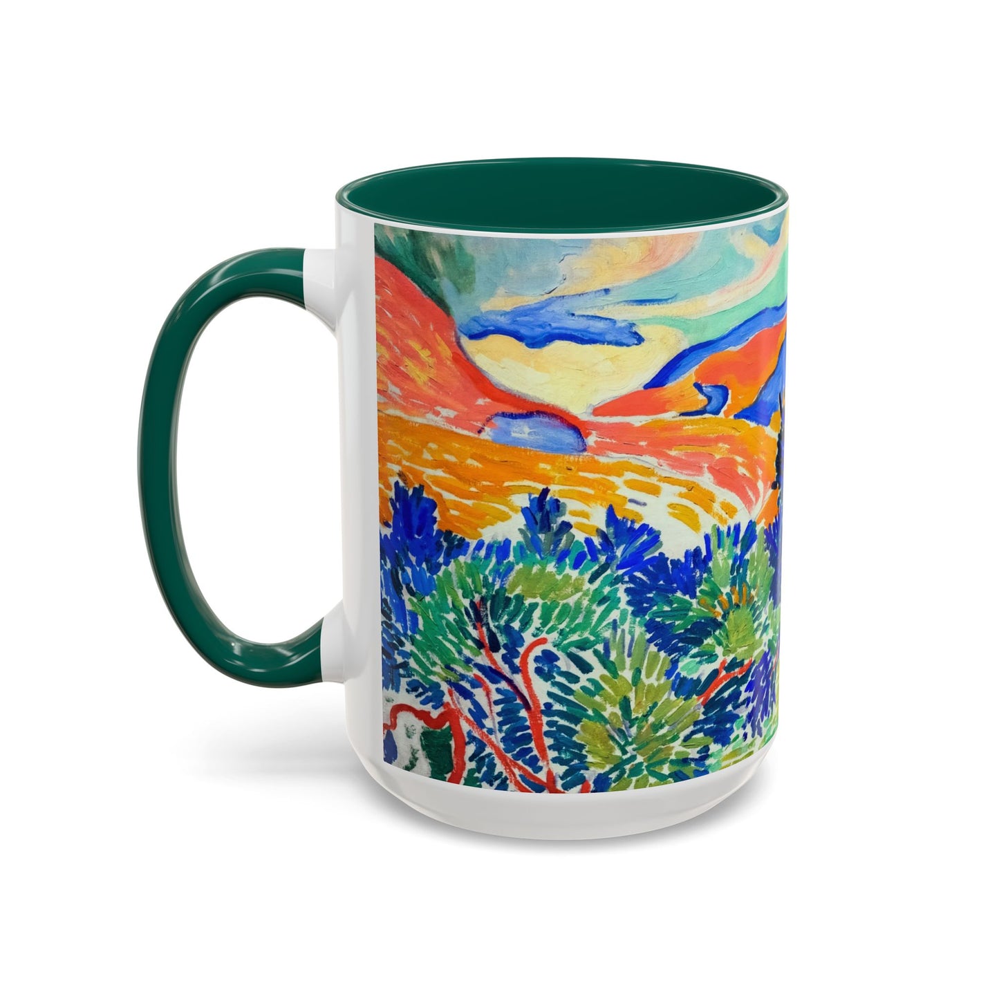 Derain, André - Mountains at Collioure (1905) - Colorful Accent Mugs