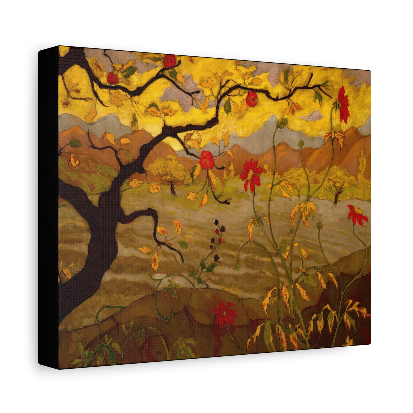 Ranson, Paul - Apple Tree with Red Fruit (1902) - Canvas Block, unframed