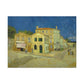 Van Gogh, Vincent - The Yellow House (1888)- Canvas Block, unframed