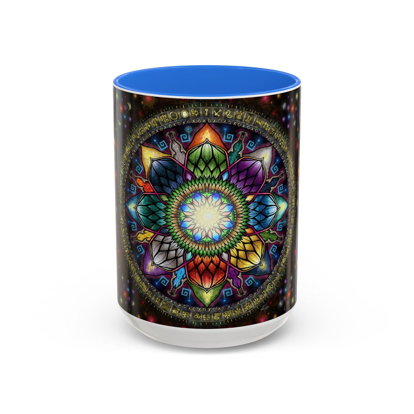 Pacio, Adam - Mystic Jewel Mandala - Colorful Accent Mugs