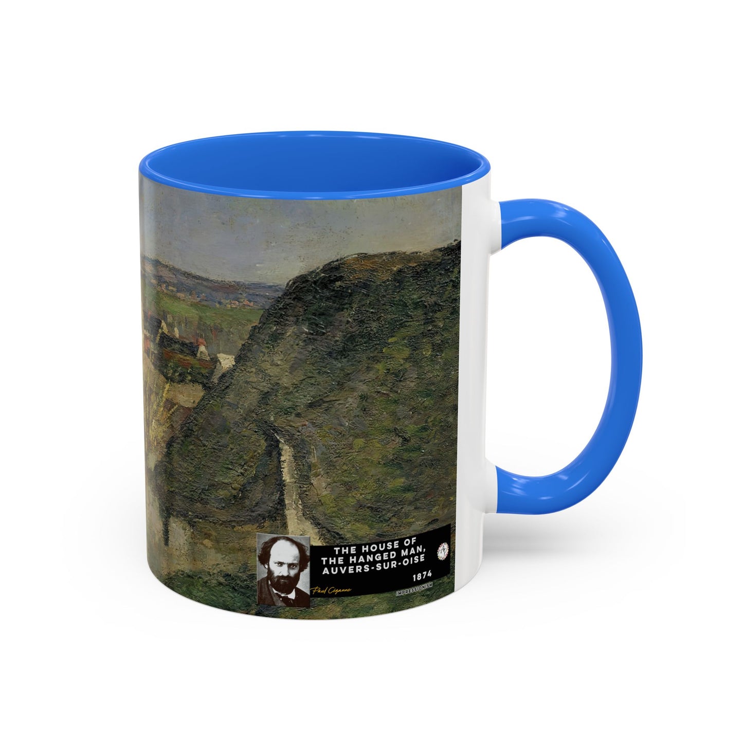 Cézanne, Paul - The House of the Hanged Man, Auvers-sur-Oise (1874) - Colorful Accent Mugs