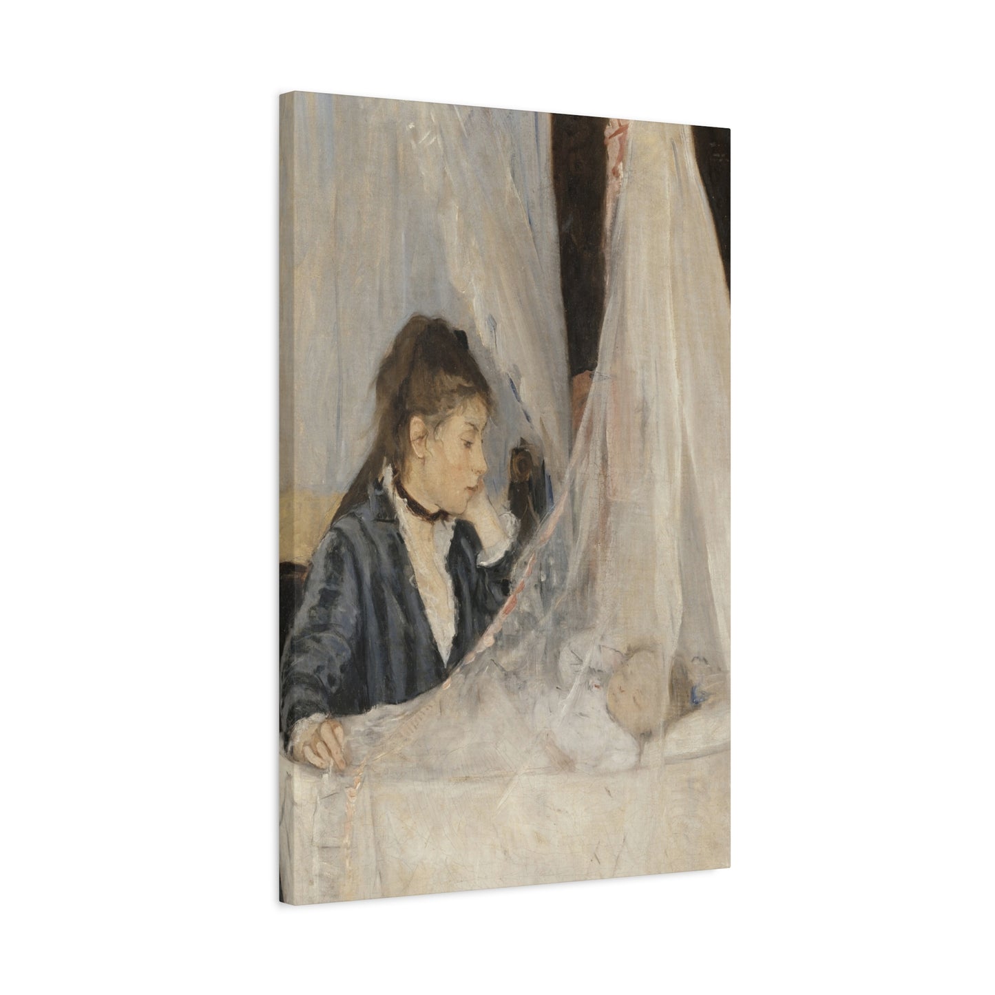 Morisot, Berthe - The Cradle (1872) - Canvas Block, unframed