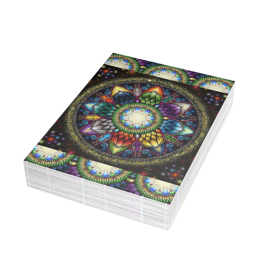 Pacio, Adam - Mystic Jewel Mandala - Postcard Bundles with Envelopes Included