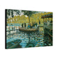 Monet, Claude - La Grenouillere (1869) - Canvas Block, unframed