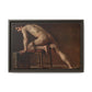 Courbet, Gustave - Study of a Nude Man (1840) - Matte Canvas, Framed