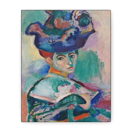 Matisse, Henri - Woman with a Hat (1905) - Canvas Block, unframed