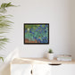 Van Gogh, Vincent - Irises (1889) - Matte Canvas, Framed