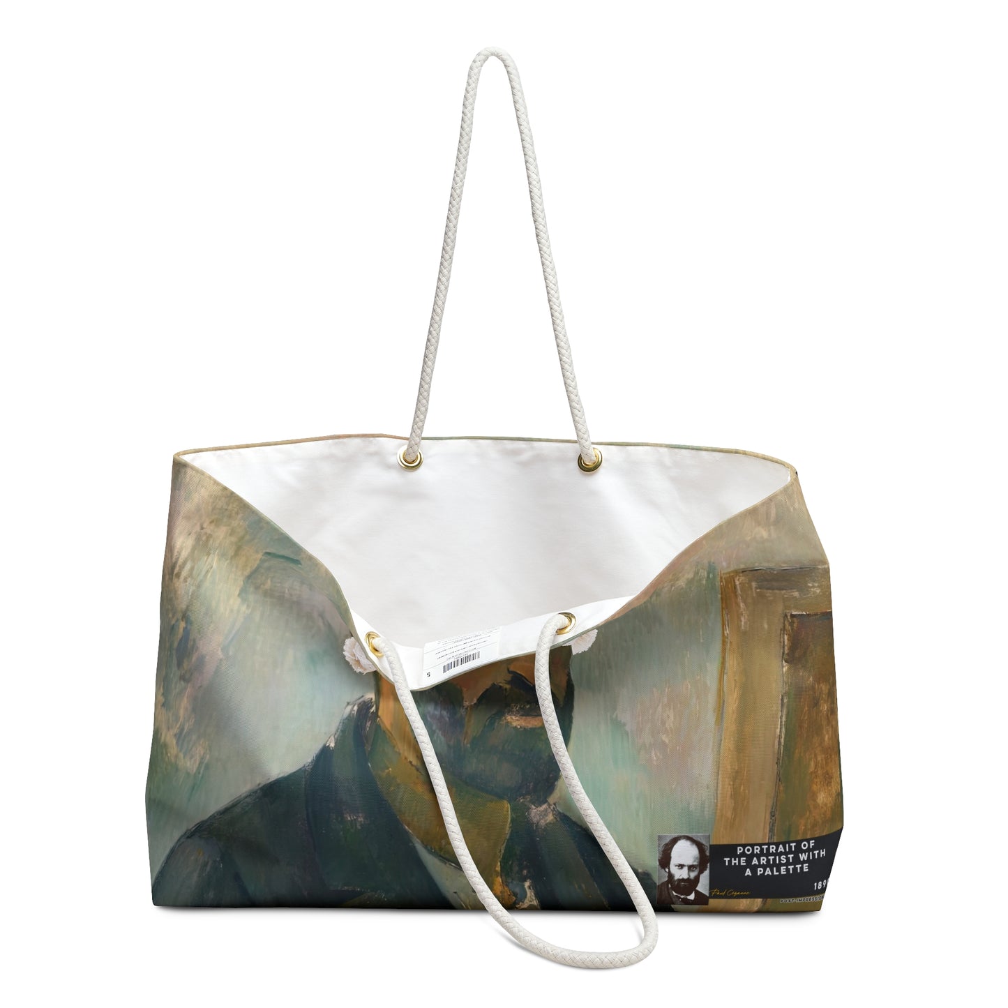 Cézanne, Paul - Portrait of the Artist with a Palette (1890) - Weekender Bag