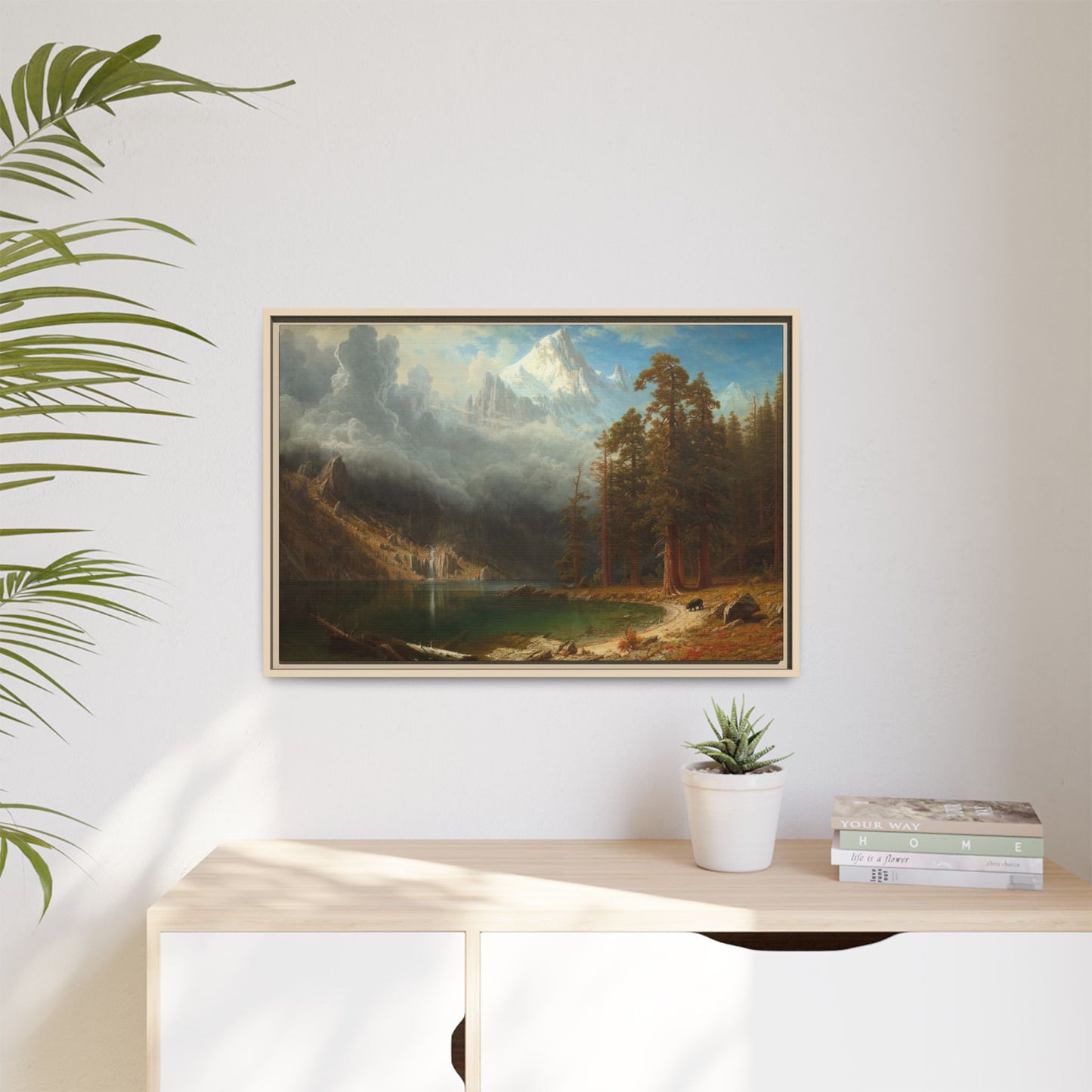Bierstadt, Albert - Mount Corcoran (1877) - Matte Canvas, Framed
