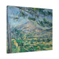 Cézanne, Paul - Mont Sainte-Victoire with Large Pine (1887) - Canvas Block, unframed