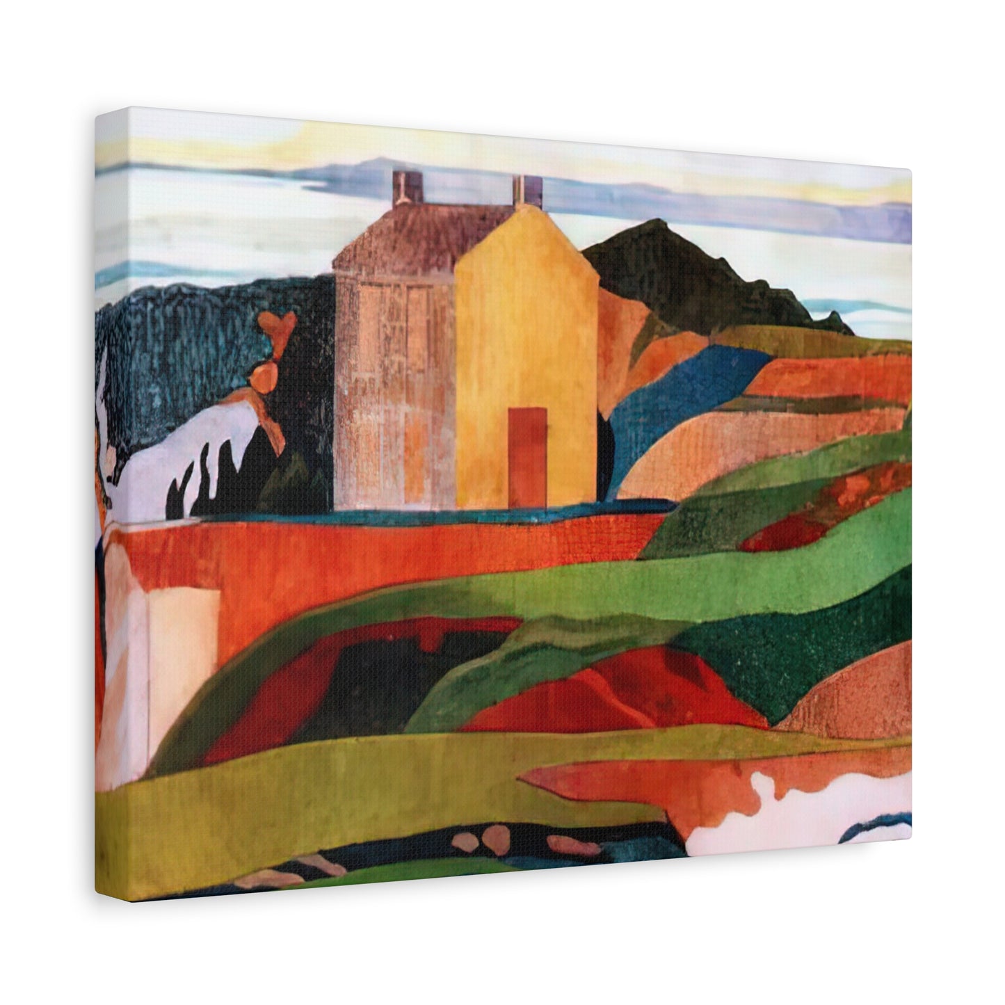 Filiger, Charles - The Hangman’s House (1891) - Canvas Block, unframed