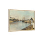 Morisot, Berthe - The Harbor at Lorient (1869) - Matte Canvas, Framed