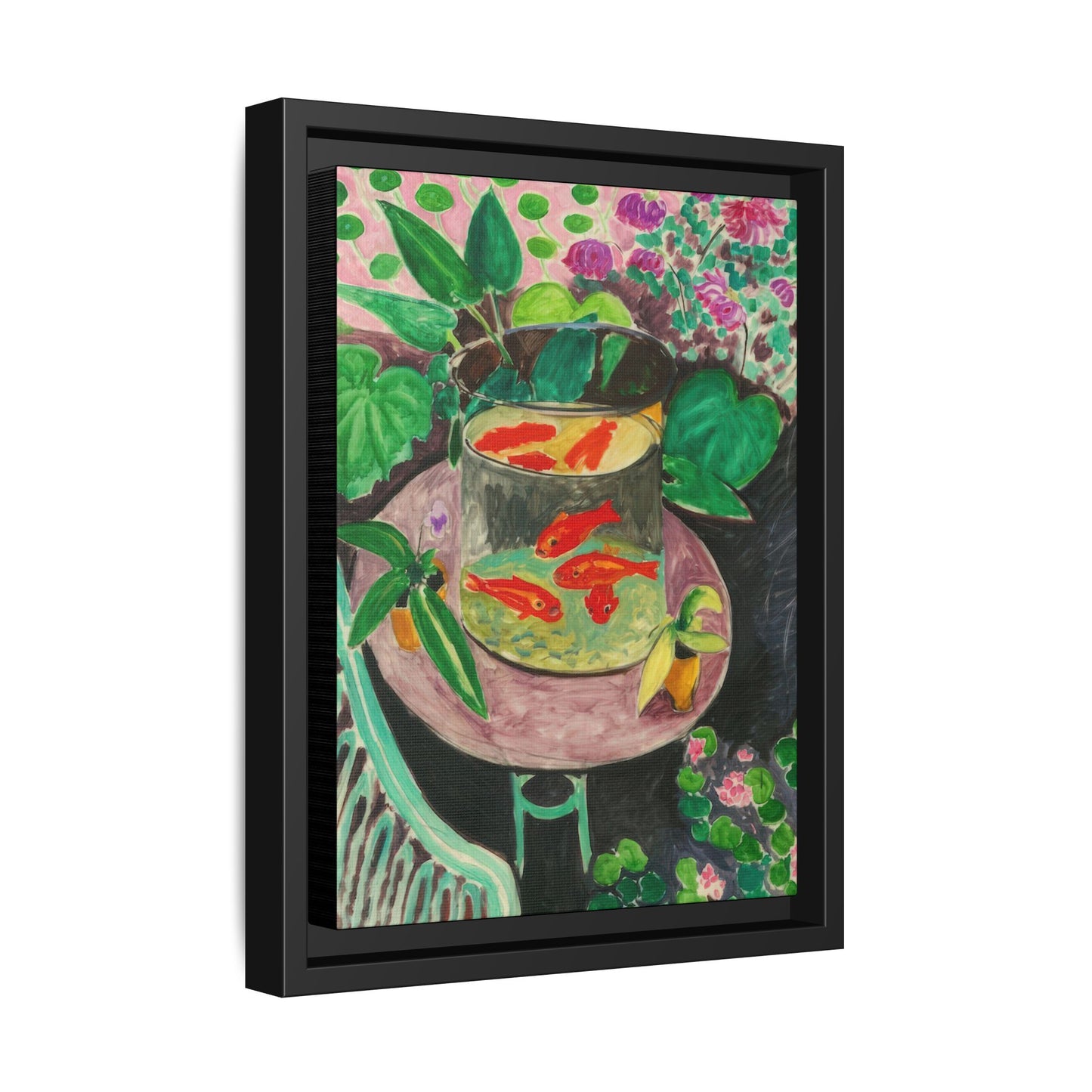 Matisse, Henri - The Goldfish (1912) - Matte Canvas, Framed