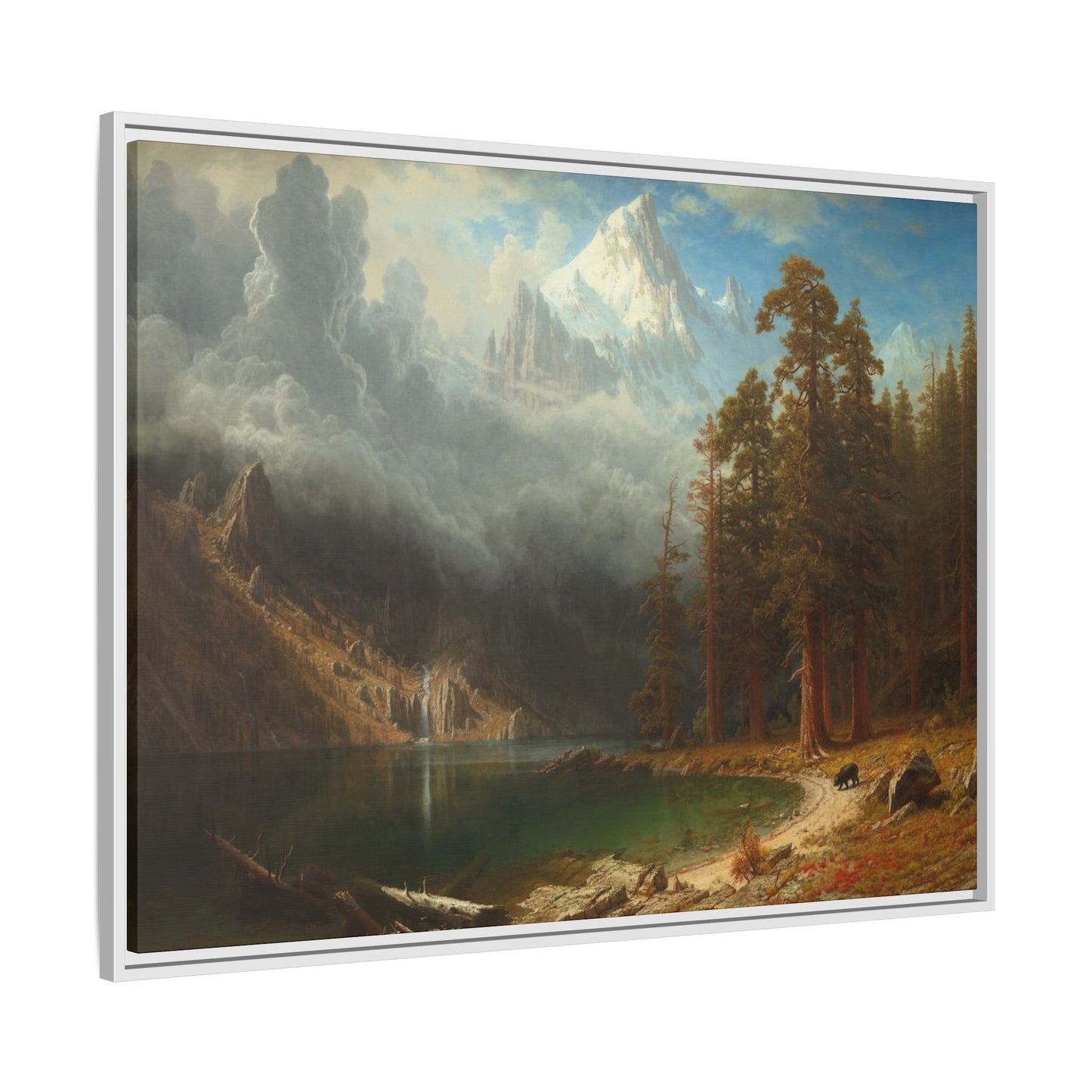 Bierstadt, Albert - Mount Corcoran (1877) - Matte Canvas, Framed