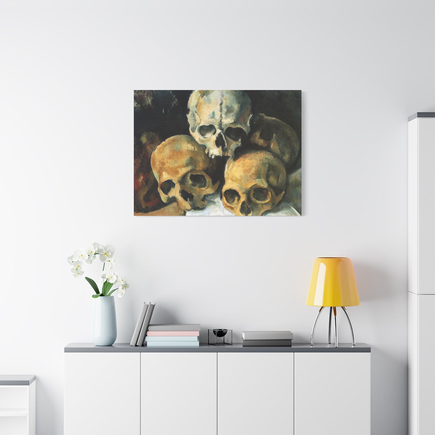 Cézanne, Paul - Pyramid of Skulls (1901) - Canvas Block, unframed