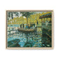 Monet, Claude - La Grenouillere (1869) - Matte Canvas, Framed