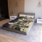 Courbet, Gustave - The Stone Breakers (1850) - Microfiber Duvet Cover