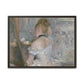 Morisot, Berthe - Woman at Her Toilette (1880) - Matte Canvas, Framed