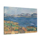 Cézanne, Paul - The Bay of Marseille, Seen from L'Estaque (1885) - Canvas Block, unframed