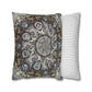 Pacio, Adam - Memento Mori Mandala - Suede Square Pillowcase