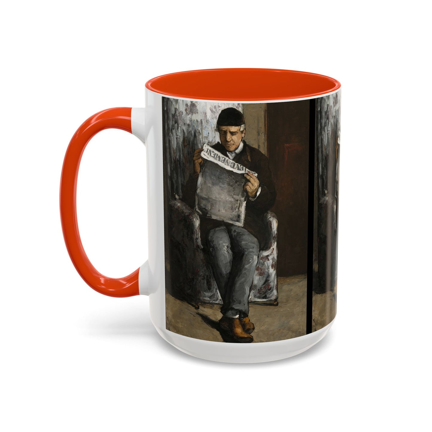 Cézanne, Paul - The Artist’s Father (1866) - Colorful Accent Mugs
