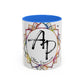 AdamPacio.com - White Logo - Colorful Accent Mugs