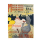 Toulouse-Lautrec, Henri - Moulin Rouge - La Goulue (1891) - Velveteen Plush Blanket