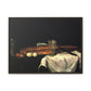 Cézanne, Paul - Still Life with Bread and Eggs (1865) - Matte Canvas, Framed