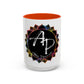 AdamPacio.com - Black Logo - Colorful Accent Mugs