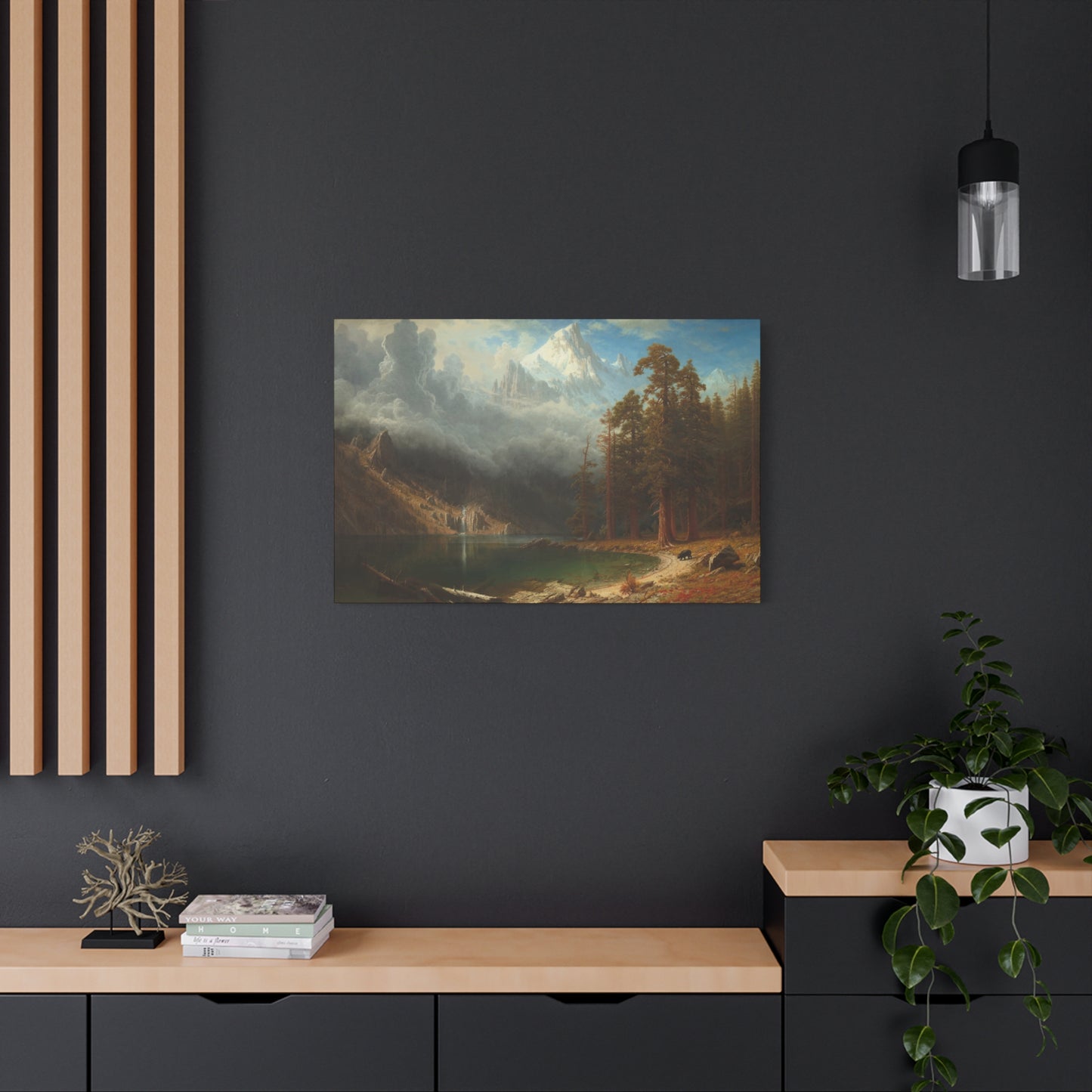 Bierstadt, Albert - Mount Corcoran (1877)- Canvas Block, unframed