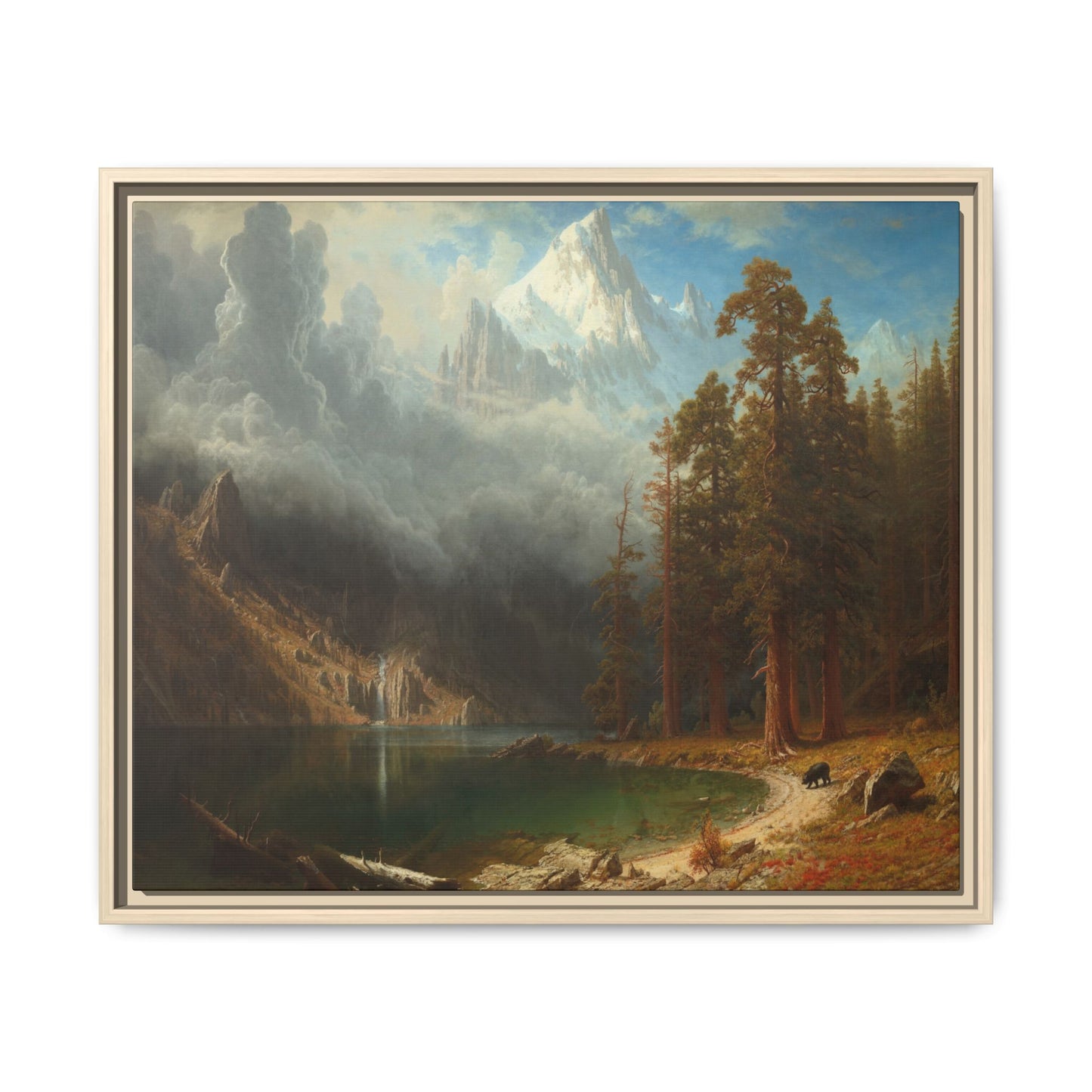 Bierstadt, Albert - Mount Corcoran (1877) - Matte Canvas, Framed