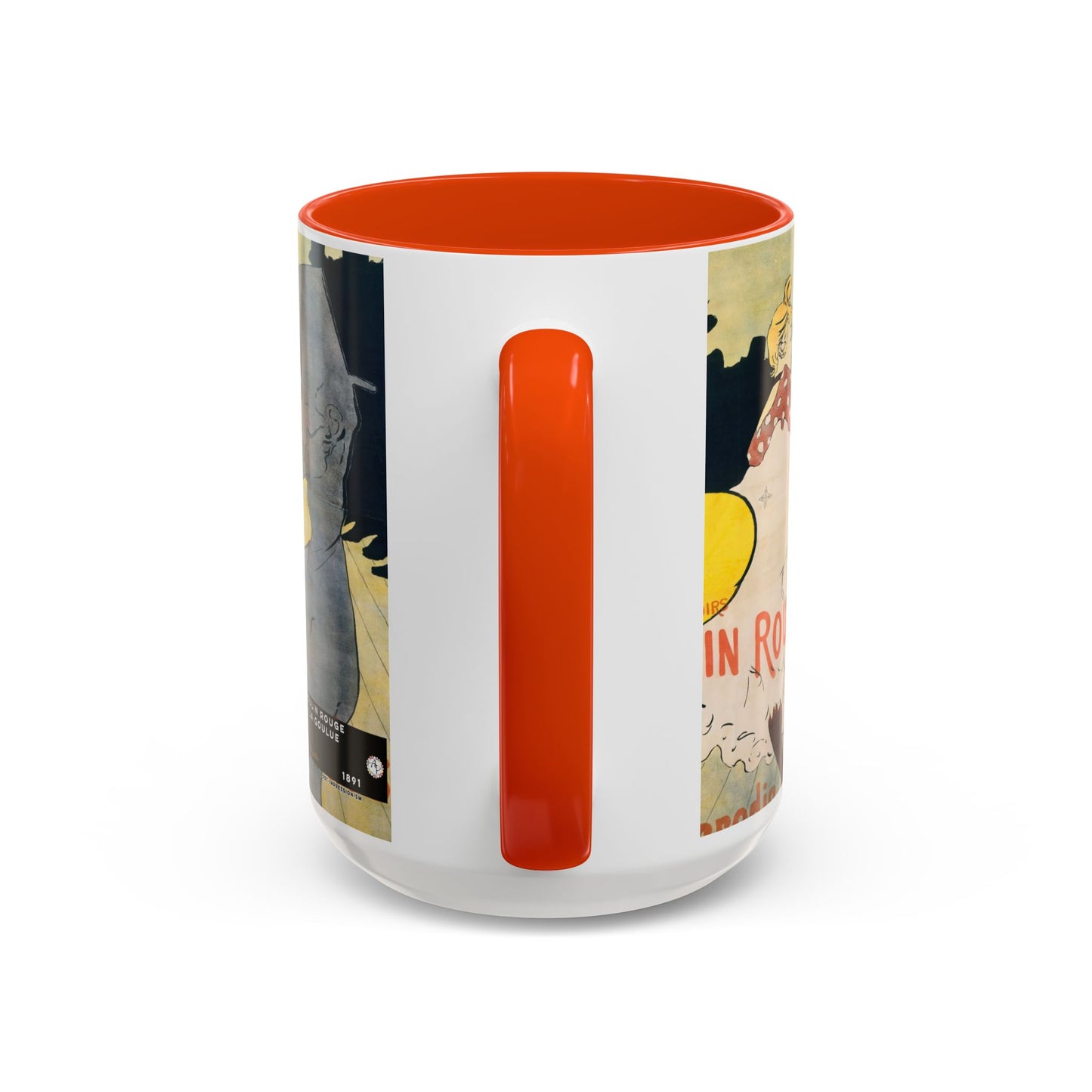 Toulouse-Lautrec, Henri - Moulin Rouge - La Goulue (1891) - Colorful Accent Mugs