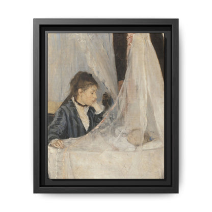 Morisot, Berthe - The Cradle (1872) - Matte Canvas, Framed