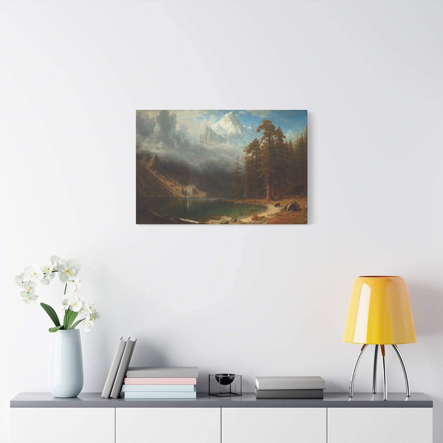 Bierstadt, Albert - Mount Corcoran (1877)- Canvas Block, unframed