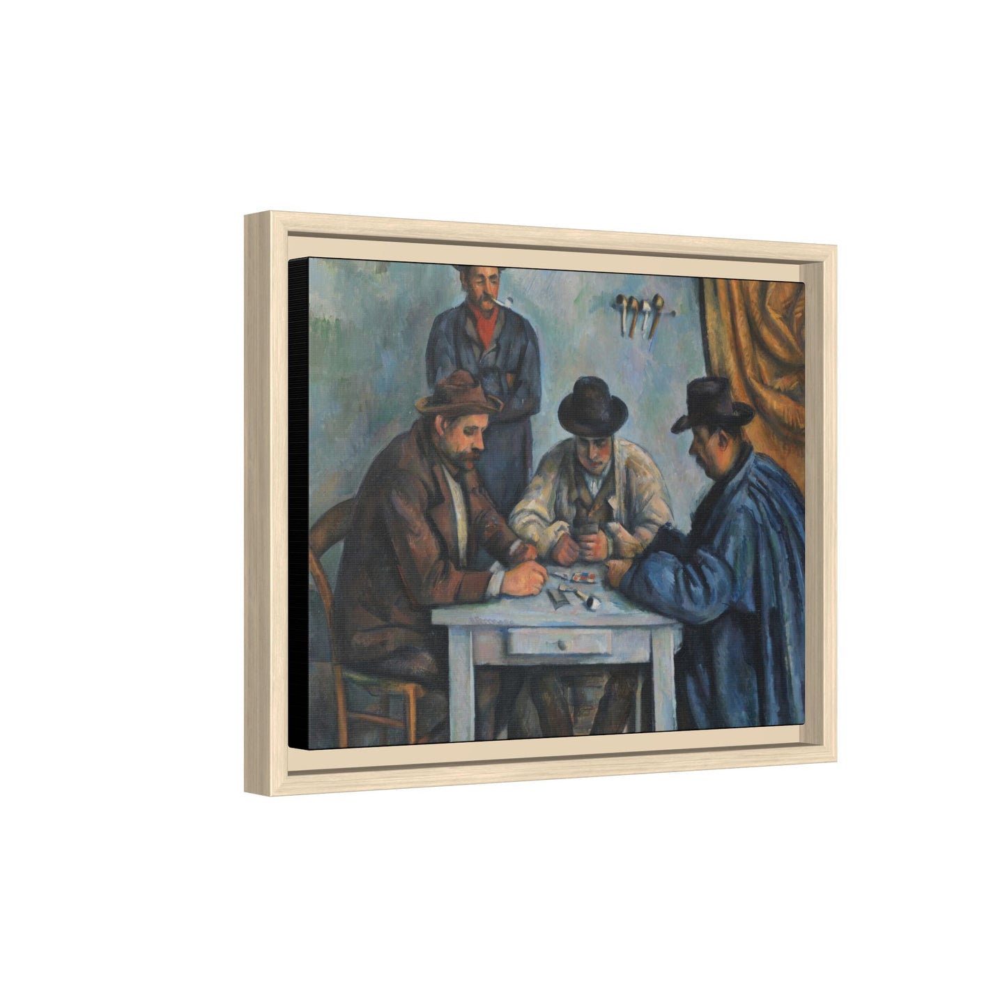 Cézanne, Paul - The Card Players (1892) - Matte Canvas, Framed
