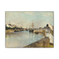 Morisot, Berthe - The Harbor at Lorient (1869) - Canvas Block, unframed