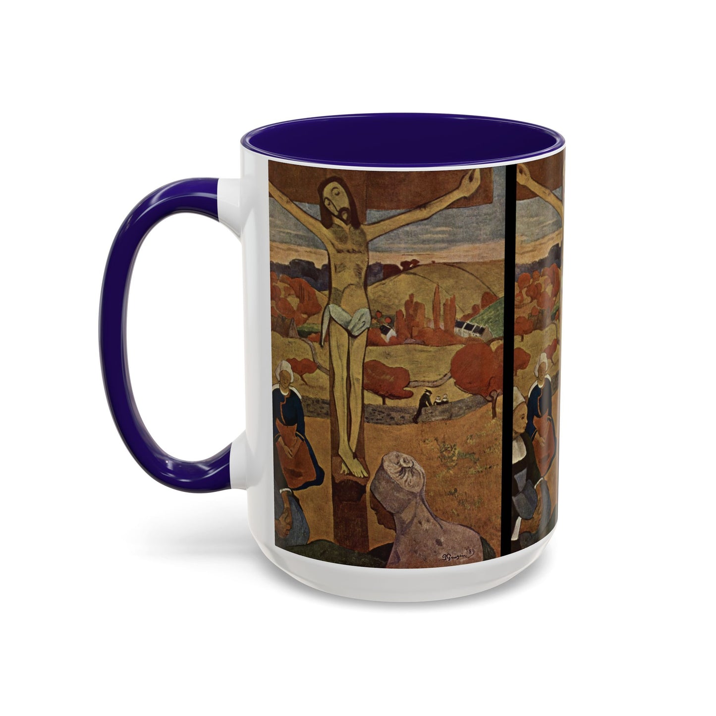 Gauguin, Paul - The Yellow Christ (1889) - Colorful Accent Mugs