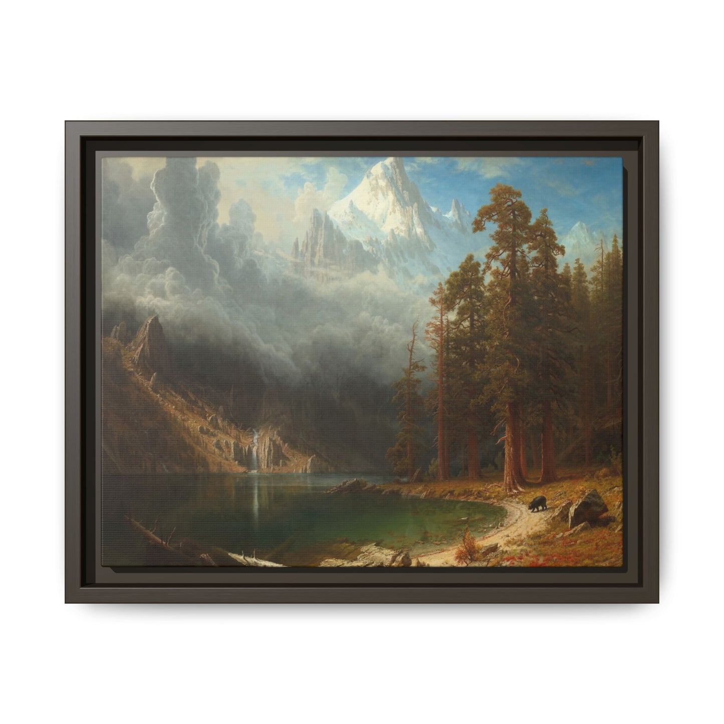Bierstadt, Albert - Mount Corcoran (1877) - Matte Canvas, Framed