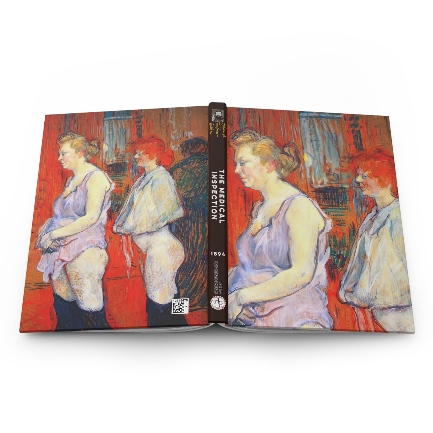 Toulouse-Lautrec, Henri - The Medical Inspection (1894) - Hardcover Journal Matte