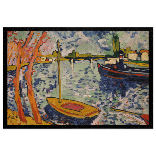 de Vlaminck, Maurice - The River Seine at Chatou (1906) - 1000pc Jigsaw Puzzle
