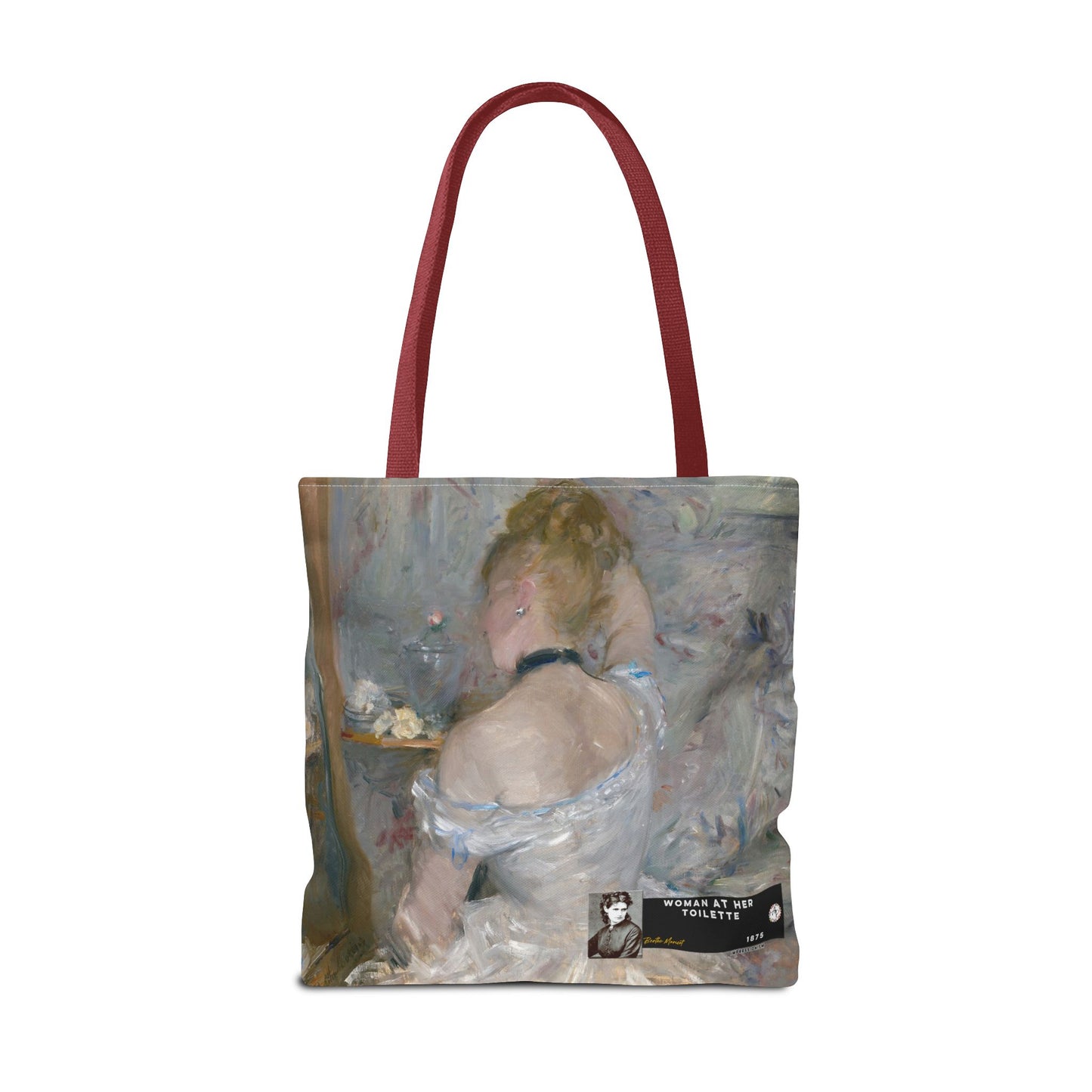 Morisot, Berthe - Woman at Her Toilette (1880) - Tote Bag