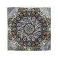 Memento Mori Mandala - Microfiber Duvet Cover