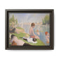 Seurat, Georges - Bathers at Asnières (1884) - Matte Canvas, Framed
