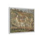 Pissarro, Camille - Red Roofs, Corner of a Village in Winter (1877) - Matte Canvas, Framed