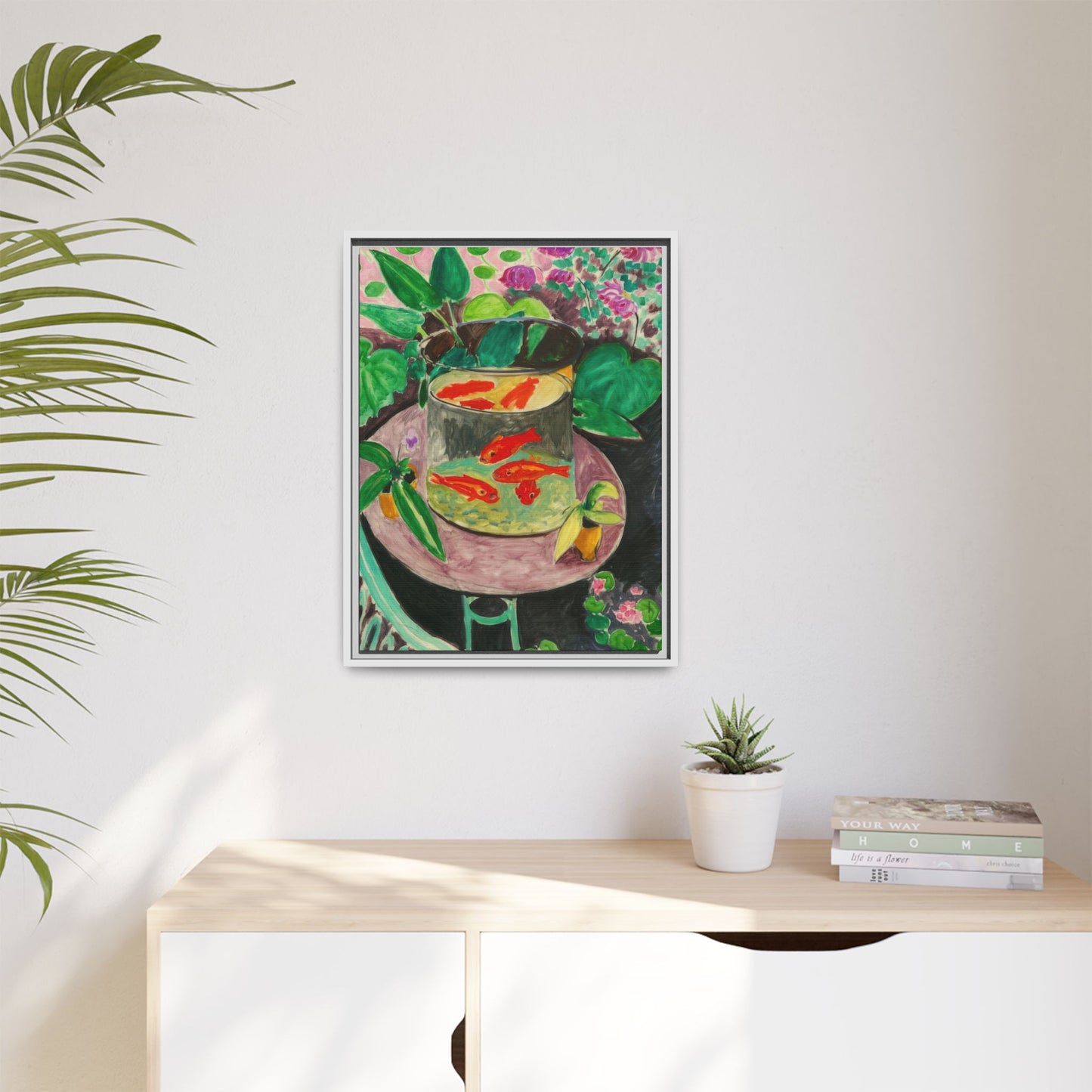 Matisse, Henri - The Goldfish (1912) - Matte Canvas, Framed